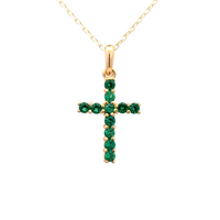 Collar cruz chica