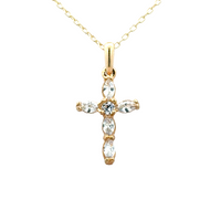 Collar cruz mini