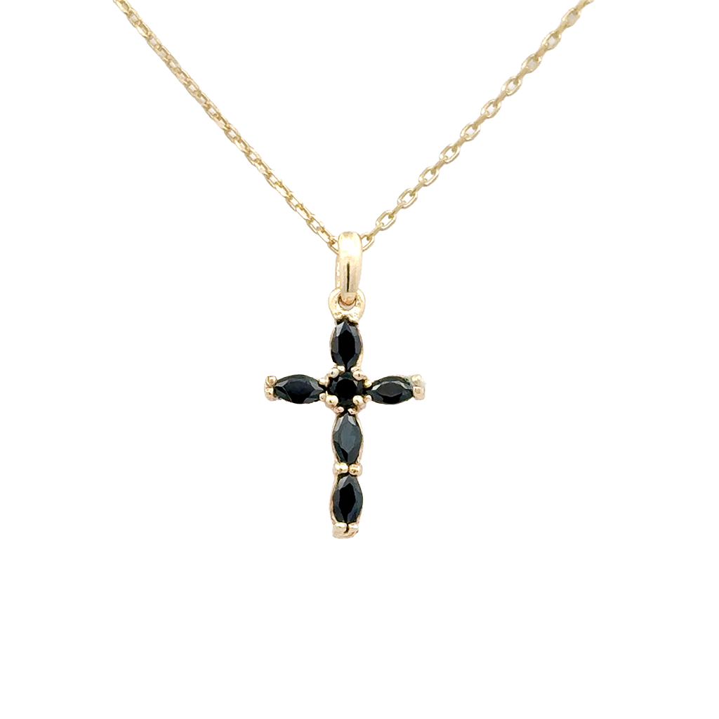 Collar cruz mini