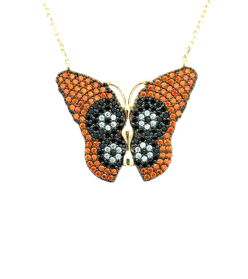Collar Mariposa Monarca DO