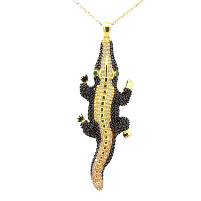 Crocodile necklace