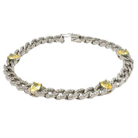 Istanbul Sparkly Oval Bracelet