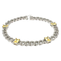 Istanbul Sparkly Baguete Bracelet