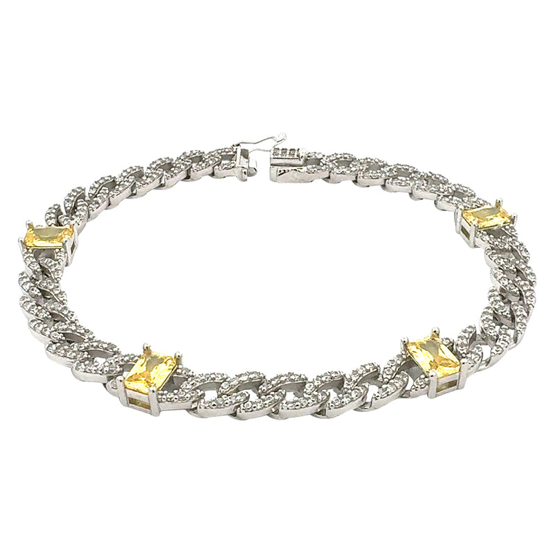 Istanbul Sparkly Baguete Bracelet