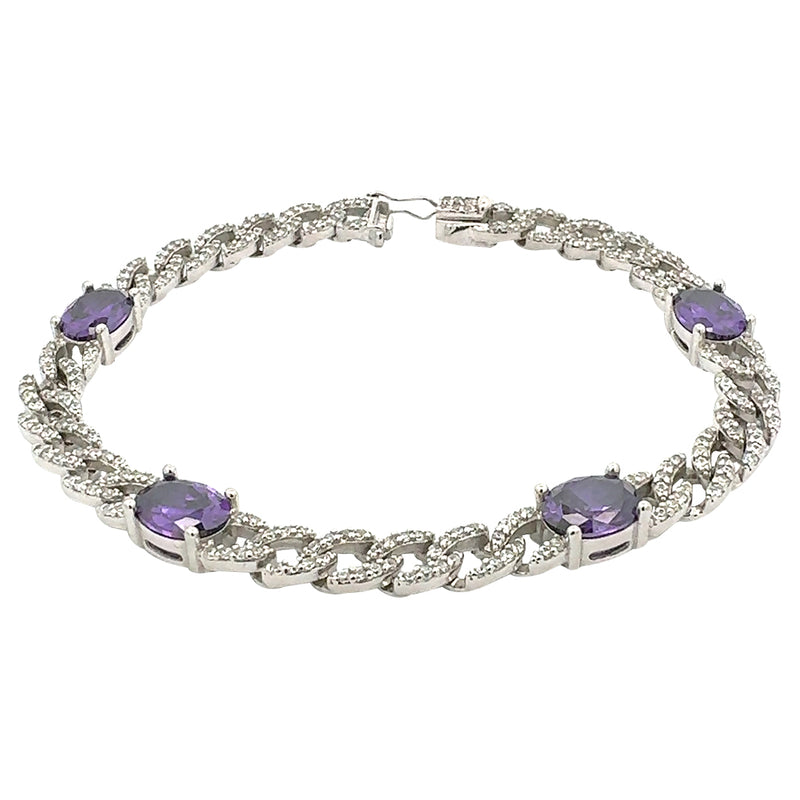 Istanbul Sparkly Oval G Bracelet