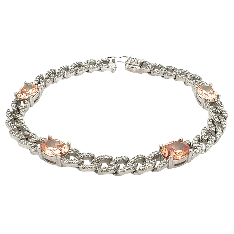 Istanbul Sparkly Oval G Bracelet