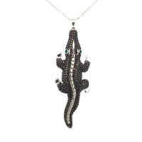 Crocodile necklace