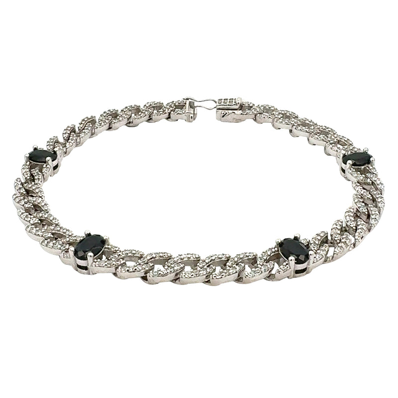 Istanbul Sparkly Oval Bracelet