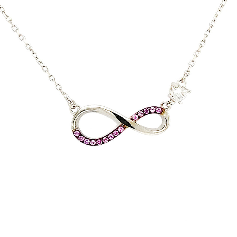 Infinity heart necklace