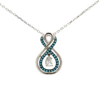 Double infinity necklace