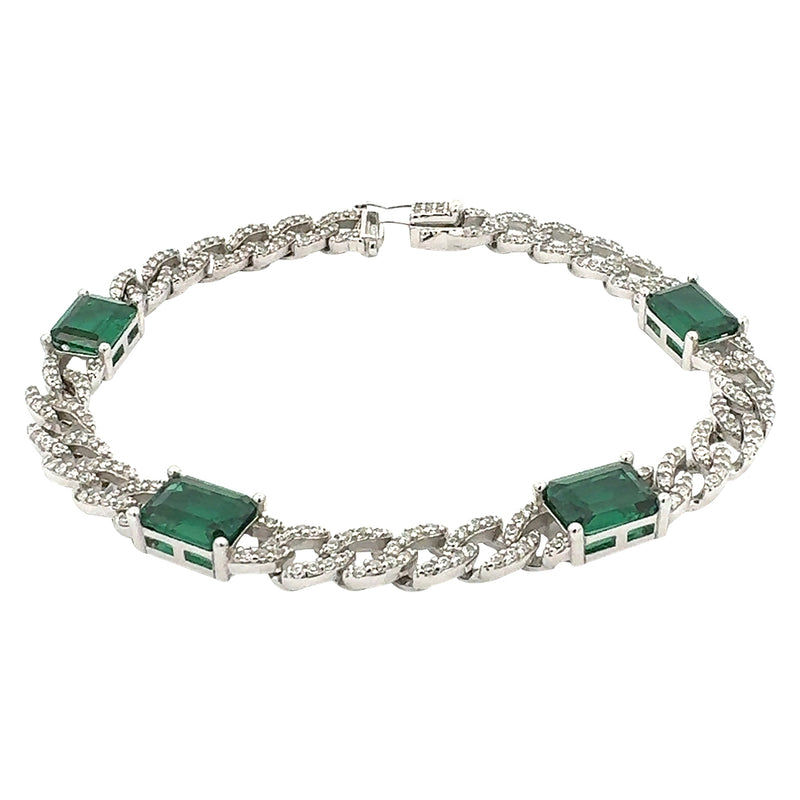 Istanbul Sparkly Octagon G Bracelet