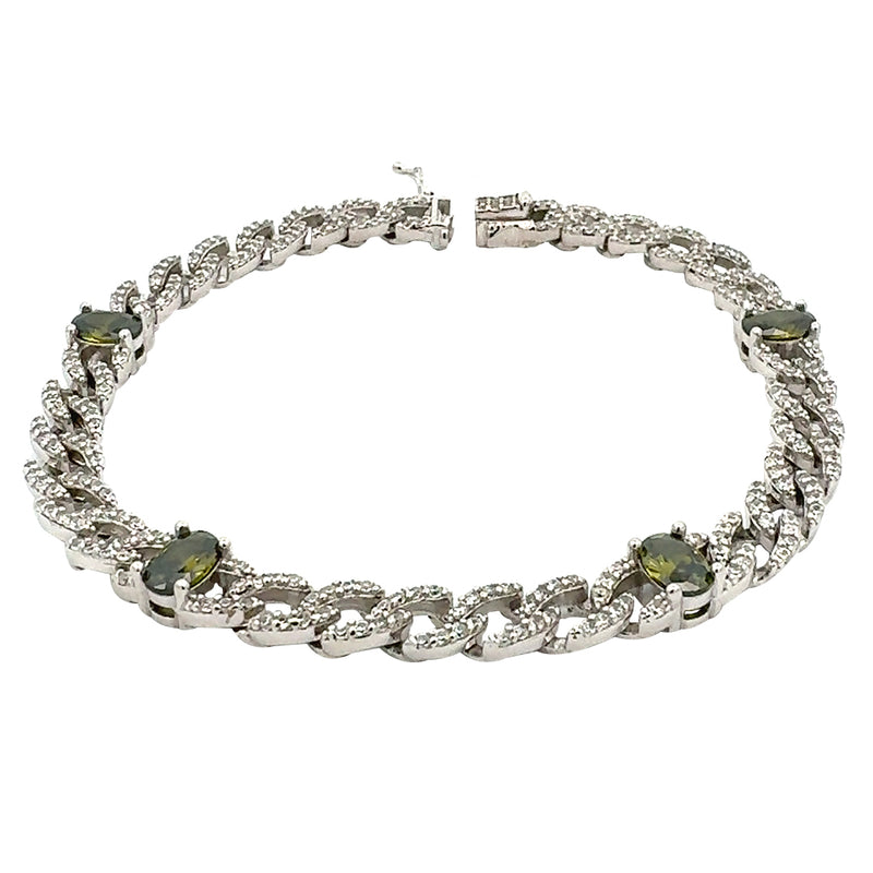 Istanbul Sparkly Oval Bracelet