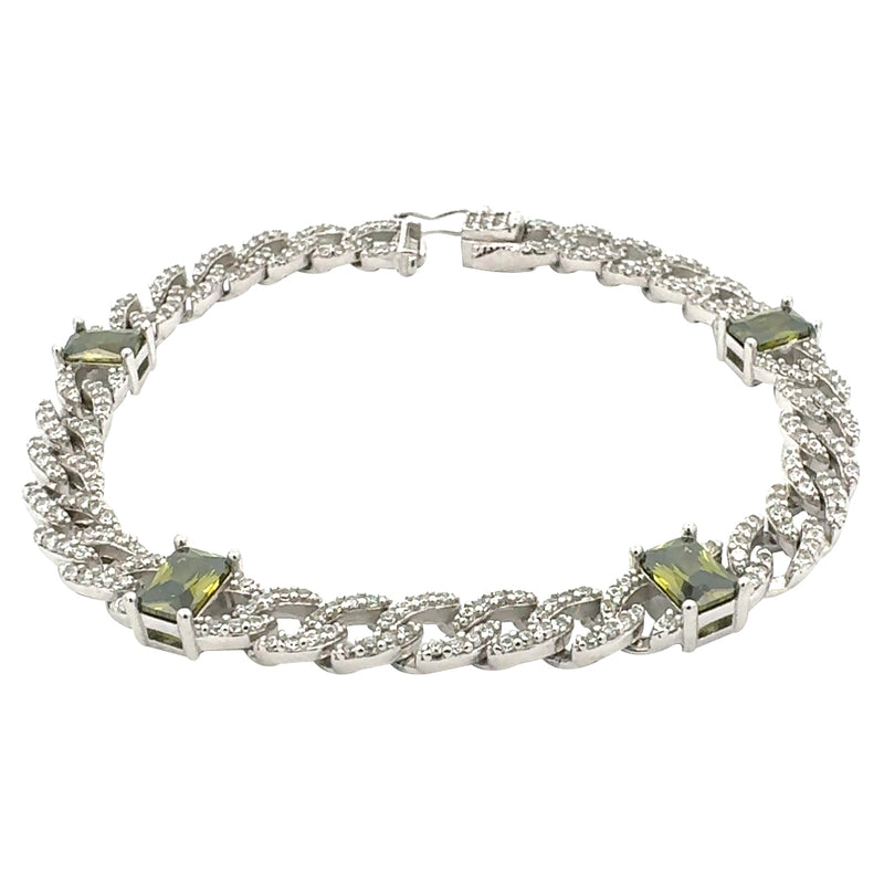 Istanbul Sparkly Baguete Bracelet