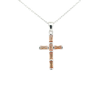 Collar Cruz de Baguette PL