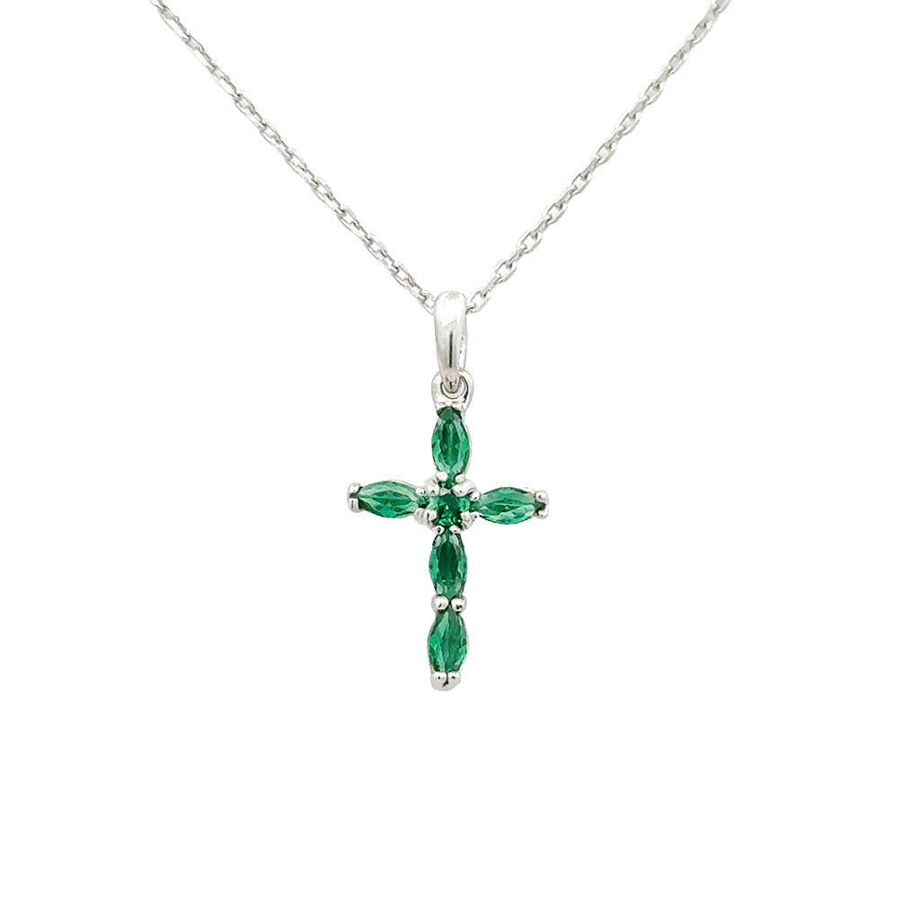 Collar cruz mini