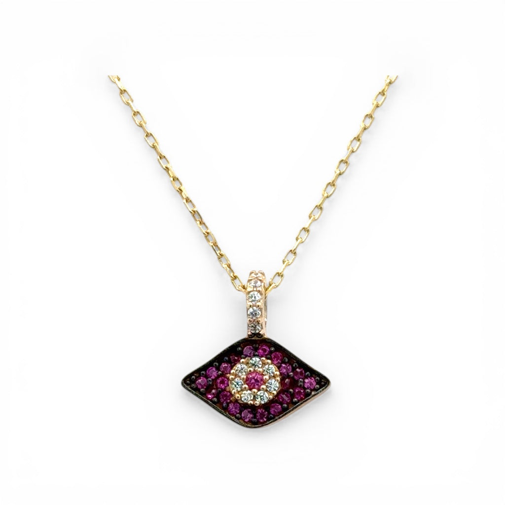 Collar Ojo Turco rombo