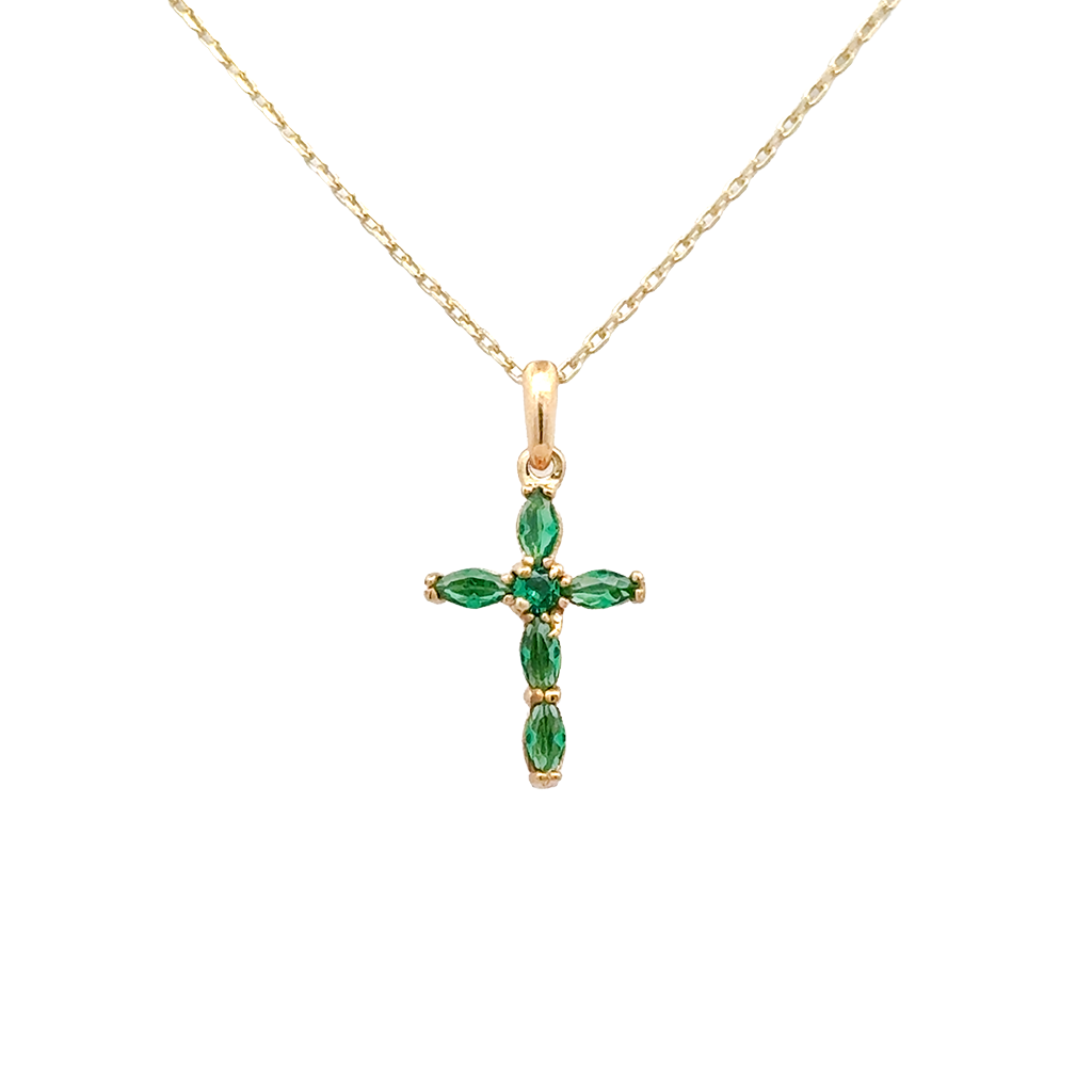 Collar cruz mini