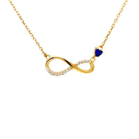 Infinity heart necklace