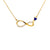 Infinity heart necklace