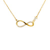 Infinity heart necklace