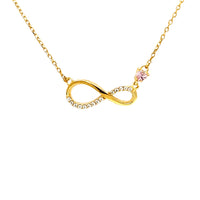 Infinity heart necklace