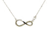 Infinity heart necklace