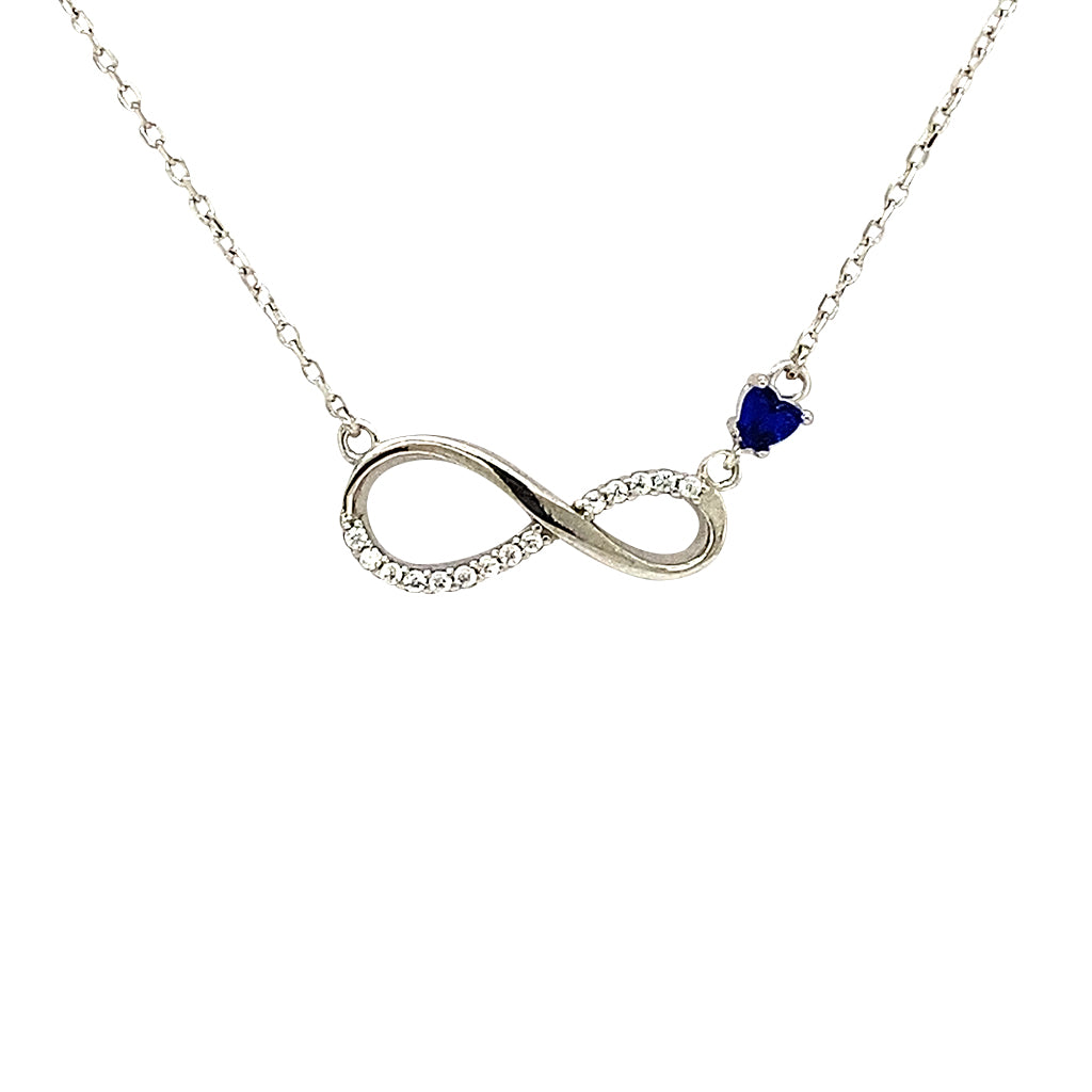 Infinity heart necklace