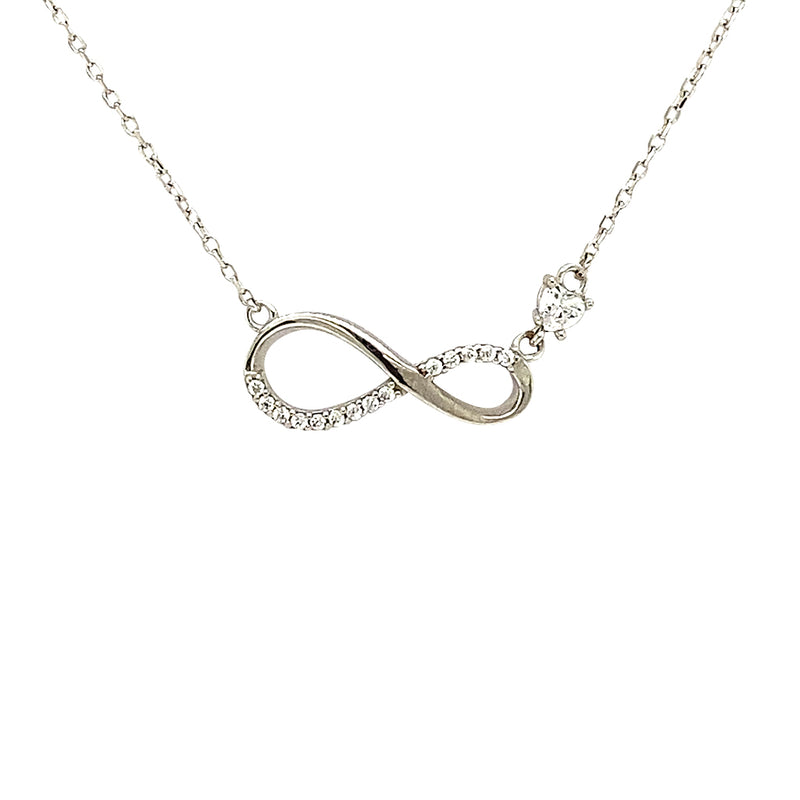 Collar infinito corazon