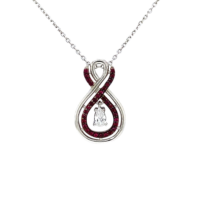 Double infinity necklace