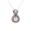 Double infinity necklace