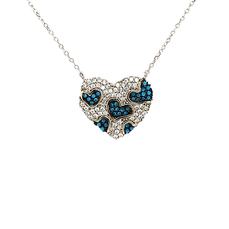 Multi Heart Necklace 