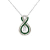 Double infinity necklace