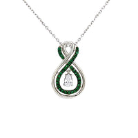 Double infinity necklace