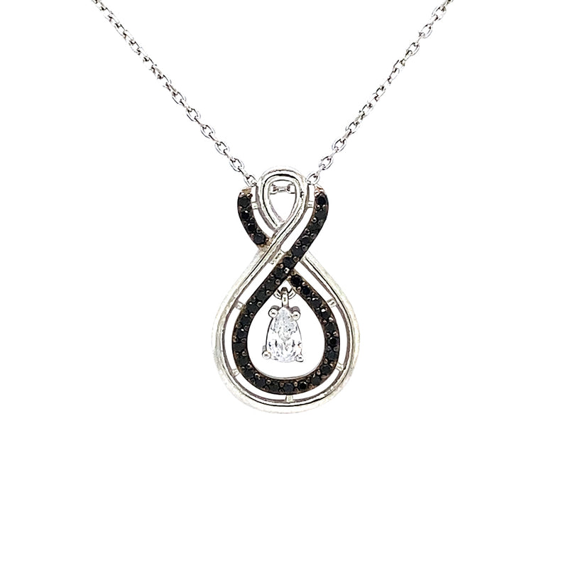 Double infinity necklace