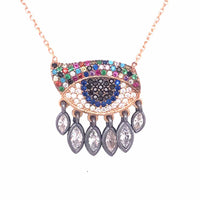 Collar de Ojo con Gotas