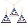 Set Sparkly Triangular