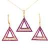 Set Sparkly Triangular