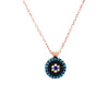 Turkish Eye Necklace 4N DR