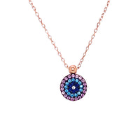 Turkish Eye Necklace 4N DR