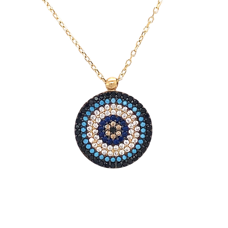 Turkish Eye Necklace 7N