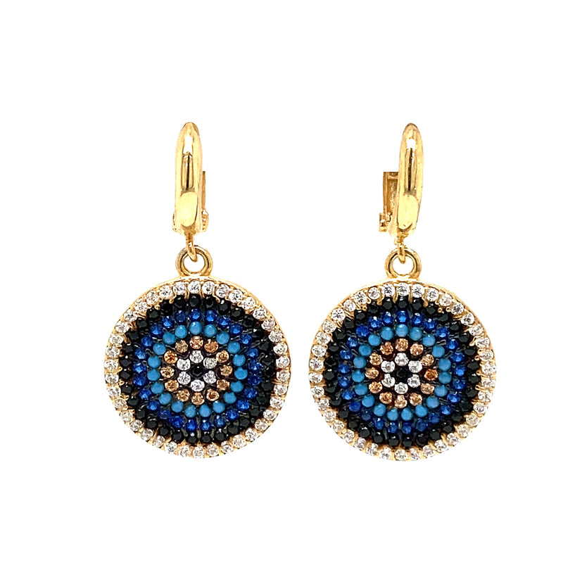 Turkish Eye Earrings 7C